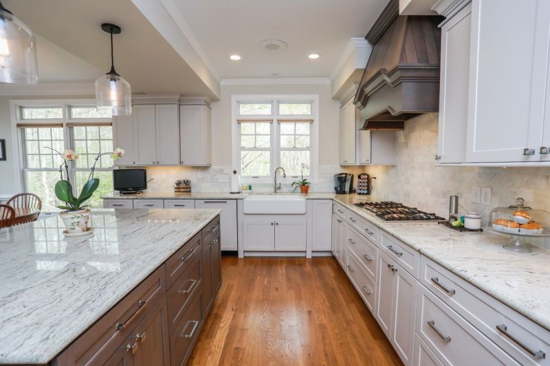 Kitchen Island with Custom Granite